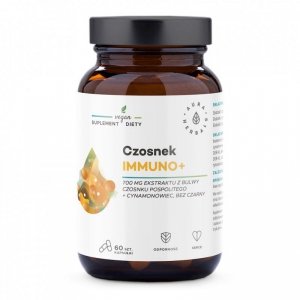 AURA HERBALS Czosnek Immuno+ (60 kaps.)