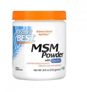 DOCTOR'S BEST Siarka MSM - OptiMSM Metylosulfonylometan (250 g)