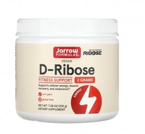 JARROW FORMULAS D-Ribose - Ryboza w proszku (200 g)