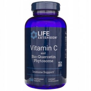 LIFE EXTENSION Vitamin C and Bio-Quercetin Phytosome (250 tabl.)