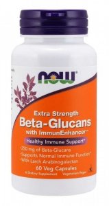 NOW FOODS Beta-Glucans with ImmunEnhancer (60 kaps.)