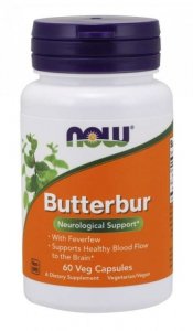 NOW FOODS Butterbur - Lepiężnik Różowy 75 mg (60 kaps.)