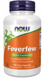 NOW FOODS Feverfew - Wyciąg z ziela złocienia maruny 175 mg (100 kaps.)