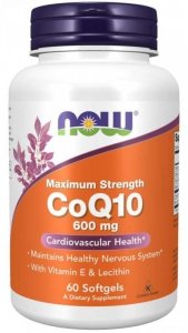 NOW FOODS Koenzym Q10 600 mg (60 kaps.)