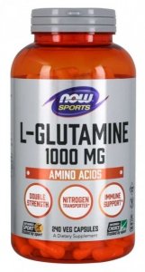 NOW FOODS L-Glutamina (240 kaps.)