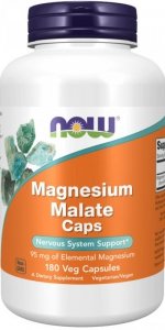 NOW FOODS Magnesium Malate (180 kaps.)