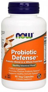 NOW FOODS Probiotic Defense - 13 szczepów bakterii (90 kaps.)