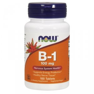 NOW FOODS Witamina B1 Tiamina (100 tabl.)