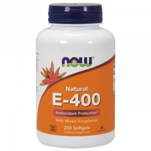NOW FOODS Witamina E 400 IU (250 kaps.)