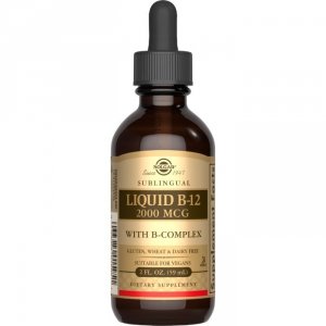 SOLGAR Sublingual Liquid B12 with B-Complex (59 ml)