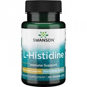 SWANSON AjiPure L-histydyna 500 mg (60 kaps.)