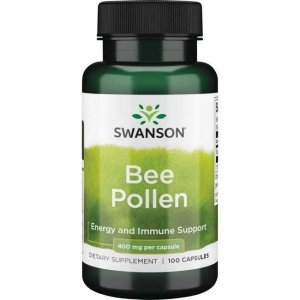 SWANSON Bee Pollen (pyłek pszczeli) 400 mg (100 kaps.)