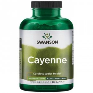 SWANSON Cayenne 450 mg (300 kaps.)