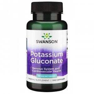 SWANSON Glukonian Potasu 99 mg (100 kaps.)
