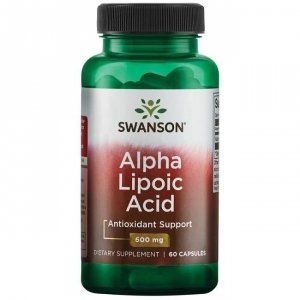 SWANSON Kwas alfa liponowy 600 mg, ALA (60 kaps.)