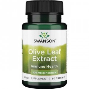 SWANSON Olive Leaf Extract 500 mg (60 kaps.)