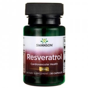 SWANSON Resveratrol - Resweratrol 50 mg (30 kaps.)
