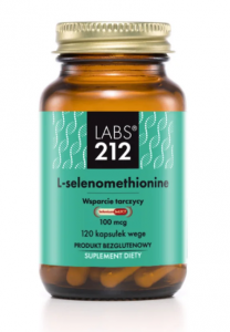 LABS212 L-Selenomethionine Selenium SeLECT - L-selenometionina (120 kaps.) 