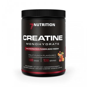 7NUTRITION Creatine Monohydrate Fruit Punch - Monohydrat Kreatyny - smak owocowy poncz (500 g)
