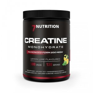 7NUTRITION Creatine Monohydrate Lemon Lime - Monohydrat Kreatyny - smak cytryna-limonka (500 g)