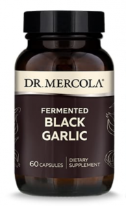 DR. MERCOLA Fermented Black Garlic - Fermentowany Czarny Czosnek (60 kaps.)