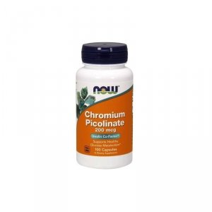 NOW FOODS Chromium Picolinate - Pikolinian Chromu (100 kaps.)