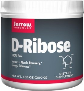 JARROW FORMULAS D-Ribose - Ryboza w proszku (200 g)