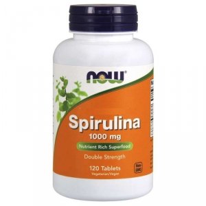 NOW FOODS EKO Spirulina 1000 mg (120 tabl.)