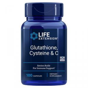 LIFE EXTENSION L-Glutation + L-Cysteina + Witamina C (100 kaps.)