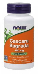 NOW FOODS Cascara Sagrada 450 mg (100 kaps.)