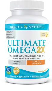 NORDIC NATURALS Ultimate Omega 2X with Vitamin D3 (60 kaps.)