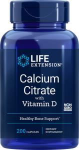 LIFE EXTENSION Calcium Citrate with Vitamin D (200 kaps.)