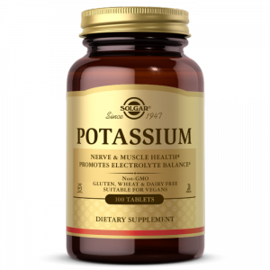 SOLGAR Potassium 99 mg (100 tabl.)