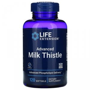 LIFE EXTENSION Advanced Milk Thistle - Ostropest Plamisty (120 kaps.)