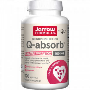 JARROW FORMULAS Ubiquinone Co-Q10 Q-absorb 100 mg - Koenzym Q10 (120 kaps.)