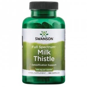 SWANSON Full Spectrum Milk Thistle 500 mg - Ostropest (100 kaps.)