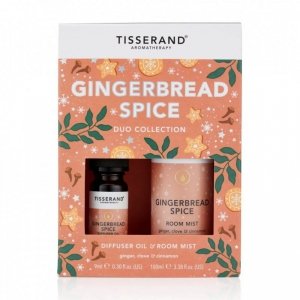 TISSERAND AROMATHERAPY Gingerbread Spice Duo Collection - Diffuser Oil & Room Mist (1 x 9 ml, 1 x 100 ml) 