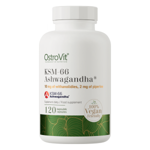 OSTROVIT KSM-66 Ashwagandha VEGE (120 kaps.)