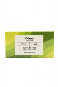 OLMA COSMETICS Mydło Prawdziwe szare z Oliwy z Oliwek (100 g) 