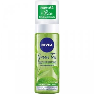 Nivea Green Tea Pianka oczyszczająca z Bio Zieloną Herbatą do cery tłustej i mieszanej 150ml