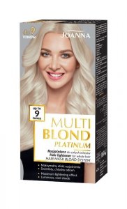 Joanna Multi Blond Platinum Kremowy Rozjaśniacz do całych włosów - do 9 tonów 1szt