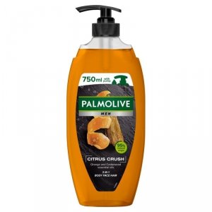 PALMOLIVE Men Żel pod prysznic 3w1 Citrus Crush - olejek pomarańczowy i drzewo cedrowe 750ml