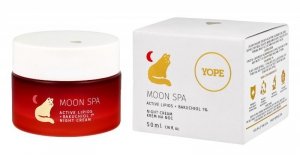 YOPE Face Care Krem do twarzy na noc Moon SPA - Aktywne Lipidy+Bakuchiol 1%  50ml