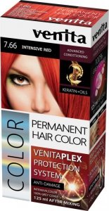 VENITA Color Farba do włosów Venita Plex nr 7.66 Intensive Red 1op.