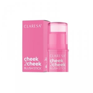 CLARESA Cheek 2 Cheek Kremowy Róż do policzków w sztyfcie nr 01 Candy Pink 6g