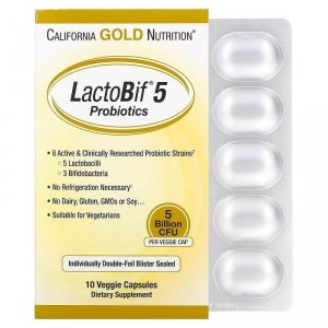 LactoBif Probiotics 5 miliardów CFU 10 kaps.