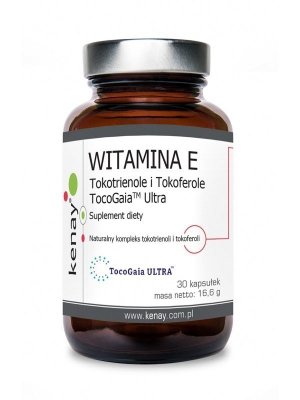 KENAY Witamina E Tokotrienole i Tokoferole TocoGaia Ultra (30 kaps.)