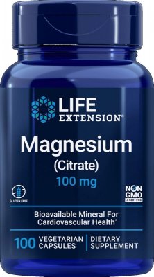 LIFE EXTENSION Magnesium Citrate - Magnez 100 mg (100 kaps.)