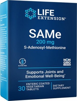 LIFE EXTENSION SAMe 200 mg (30 tabl.)