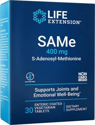 LIFE EXTENSION SAMe 400 mg (30 tabl.)